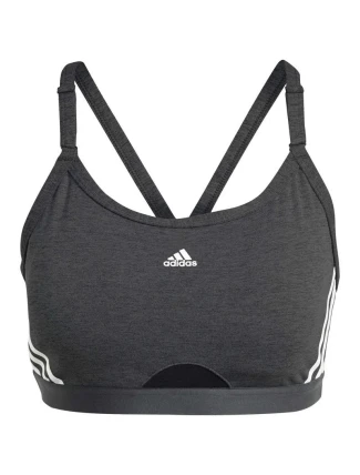 Podprsenka Adidas Aeroreact Training Light-Support 3-Stripes Bra W HC7870
