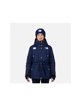 Dámska lyžiarska bunda ROSSIGNOL W JCC FLAG DOWN PARKA, modrá