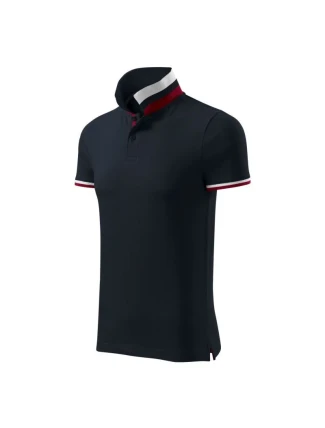 Polokošeľa Malfini Collar Up M MLI-25677 tmavo tmavá polokošeľa