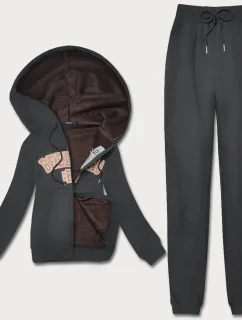 Dámsky polarový komplet v grafitovej farbe (ZCH2212)