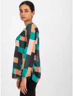 Blúzka DHJ BZ 8643.38P tmavozelená