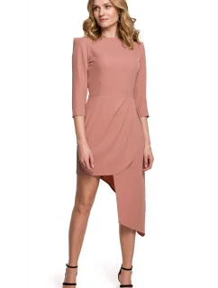 Dámske šaty K047 ružová - Makover