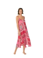 Dámska nočná košeľa YI60015 681 ružová - DKNY