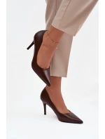 Lodičky s ihlovým podpätkom model 218917 Krok vo veľkom štýle Lodičky s ihlovým podpätkom model 218917 Krok vo veľkom štýle