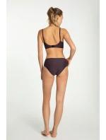 Julimex Tmavá slivka Jednoduché klasické nohavičky S-XL