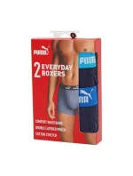 Pánske boxerky Puma 2-Pack tmavomodré z príjemnej bavlny Pánske boxerky Puma 2-Pack tmavomodré z príjemnej bavlny