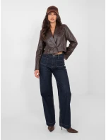 IT KR bunda FL9719 1.36 tmavohnedá