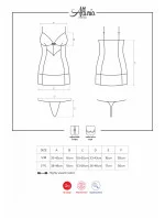 Košieľka Alluria chemise - Obsessive