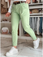 Dámske nohavice chinos s opaskom MODELA mint FashionStreet UY2631 Dámske nohavice chinos s opaskom MODELA mint FashionStreet UY2631
