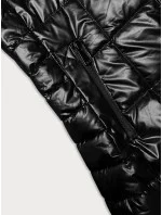 Dámska metalická bunda s kapucňou J Style Black (16M9120-392)