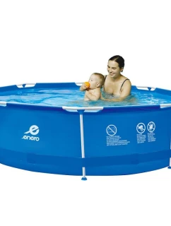 BAZÉN S OVÁLNYM RÁMOM 300X76CM ENERO