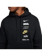 Pánska mikina Nike Club BB PO Hoodie Mlogo DX0783-010 Pánske