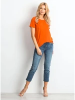 Tričko RV TS 4838.51P tmavo oranžová