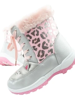 Leomil detské zimné snehové topánky kitten kožušiny teplé pre dievčatá