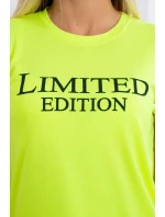 Limitovaná edícia blúzky žltá neónová