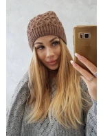 Fleecová čiapka Roma K224 mocca