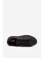 Sneakersy Męskie LEE BRETT MEN LOW 50253047 Czarne