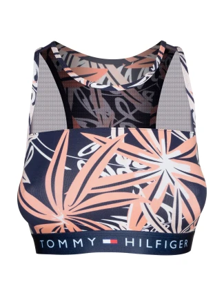 Dámska športová podprsenka s potlačou Aloha UW0UW00546 - Tommy Hilfiger