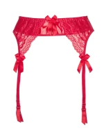 Podväzkový pás Plus Size V-8722 červená - Axami Podväzkový pás Plus Size V-8722 červená - Axami