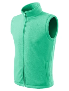 Ďalšia fleecová vesta unisex mätová