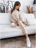 Dámska tepláková súprava MILIAN AY0819 beige - FashionStreet