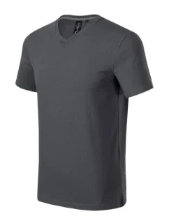 Malfini Action Tričko s výstrihom do V M MLI-70083 light anthracite men
