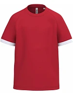 Kariban ProAct PA 4046 Detské kontrastné športové tričko 20.4046 sporty red/white Kariban ProAct PA 4046 Detské kontrastné športové tričko 20.4046 sporty red/white