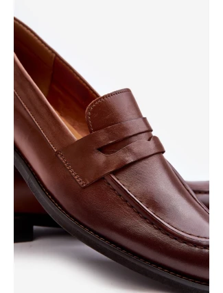 Pánske kožené mokasíny Zazoo 1570/1 Brown