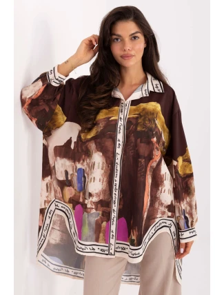 Košeľa s dlhým rukávom model 218396 Rue Paris