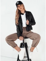 Dámska kožená bunda BAILO black FashionStreet TY4196