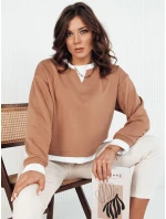 Dámska mikina LORAN camel FashionStreet BY1252 Dámska mikina LORAN camel FashionStreet BY1252