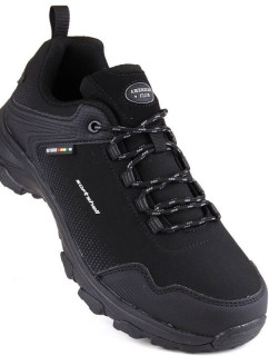 American Club Jr AM930 čierna softshellová športová obuv
