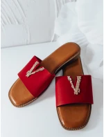 Dámske žabky SOLVINA red FashionStreet ZY0960 Dámske žabky SOLVINA red FashionStreet ZY0960