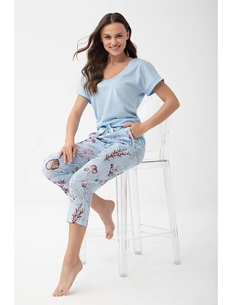 Pyžamo Luna 1306 cr/r 2XL L26 Pyžamo Luna 1306 cr/r 2XL L26