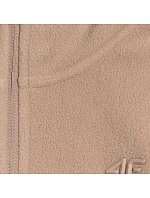 Dámska fleecová mikina 4F F069 svetlohnedá 4FWAW25UFLEF069 82S