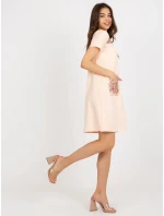 LK SK 506790 šaty.45 broskýň LK SK 506790 šaty.45 broskýň