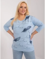 Blúzka RV BZ 9433.81 svetlomodrá Blúzka RV BZ 9433.81 svetlomodrá