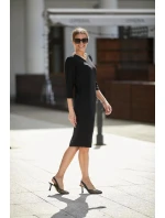 Dámske šaty M332/1 black - La Aurora Dámske šaty M332/1 black - La Aurora