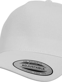 Flexfit 7707 5-panelová snapbacková čiapka 55.7707 biela