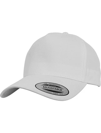 Flexfit 7707 5-panelová snapbacková čiapka 55.7707 biela Flexfit 7707 5-panelová snapbacková čiapka 55.7707 biela
