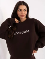 RV BL mikina A1036.22 tmavohnedá