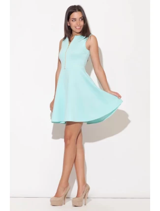 Dámske šaty K098 Turquoise - Katrus Dámske šaty K098 Turquoise - Katrus