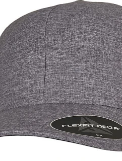 Flexfit 180 6-panelová čiapka „Delta“ 55.0180 modrá melírovaná/sivá melírovaná