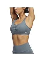 Dámska športová podprsenka adidas Coreessentials Medium-Support šedá HD7686