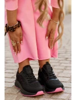 Dámske tenisky na platforme Big Star HI-POLY SYSTEM - čierne