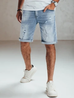Pánske modré džínsové šortky FashionStreet SX2561