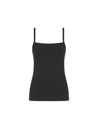 Dámske tričko EVER Ease Spaghetti Shirt - BLACK - black 0004 - SLOGGI Dámske tričko EVER Ease Spaghetti Shirt - BLACK - black 0004 - SLOGGI