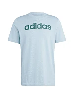 Tričko adidas Essentials Single Jersey Linear s vyšitým logom M IJ8651