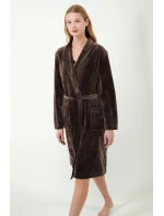 Vamp - Jednofarebný zamatový župan 21163 - Vamp