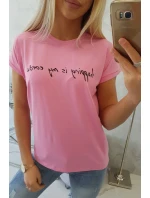 Nakupovanie je moja kardio blúzka svetlo ružová